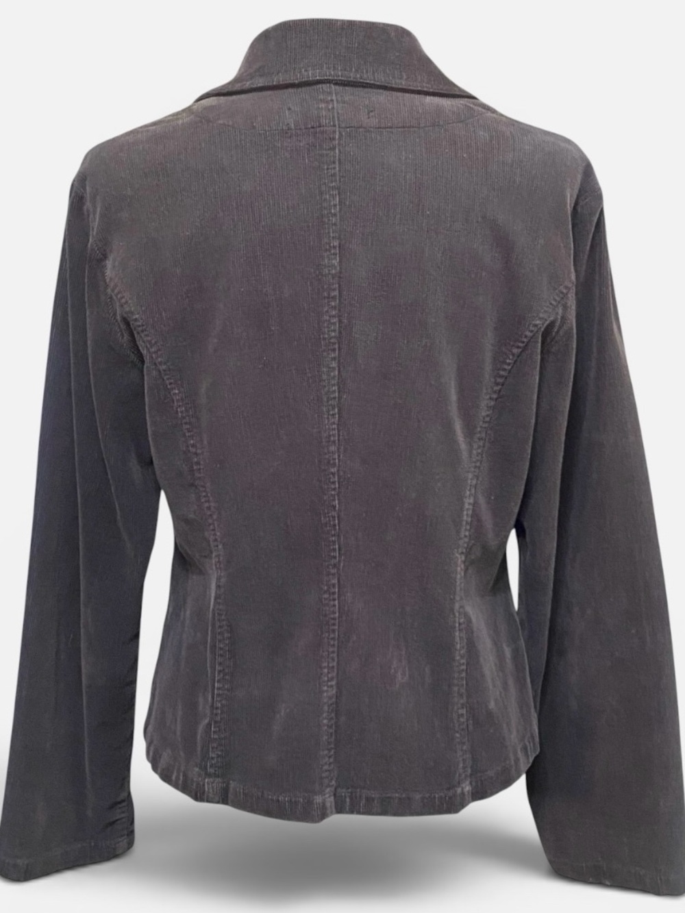 Cut Loose Charcoal Gray Corduroy Blazer Jacket Made in USA Size Small - Picture 3 of 7